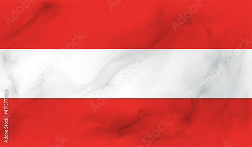 Grunge Austria flag. Austria flag with waving grunge texture.