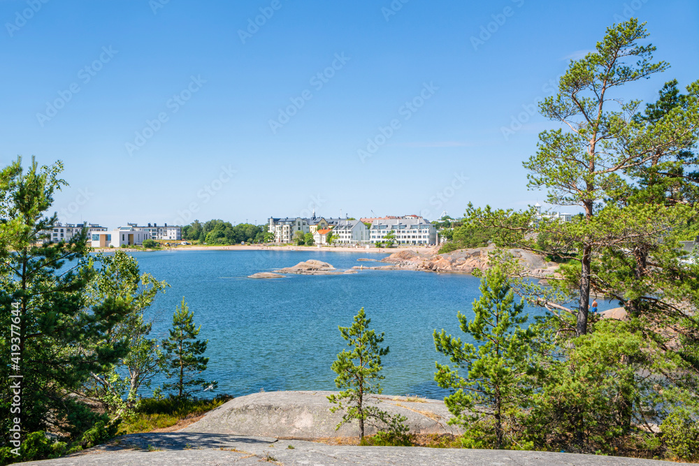 Coastal view of Hanko city, Finland Coastal view of Hanko city, Finland