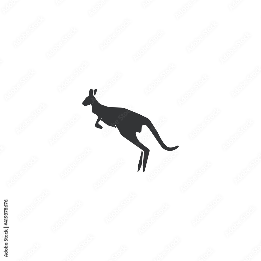 Kangaroo icon graphic design vector illustration Kangaroo icon graphic design vector illustration