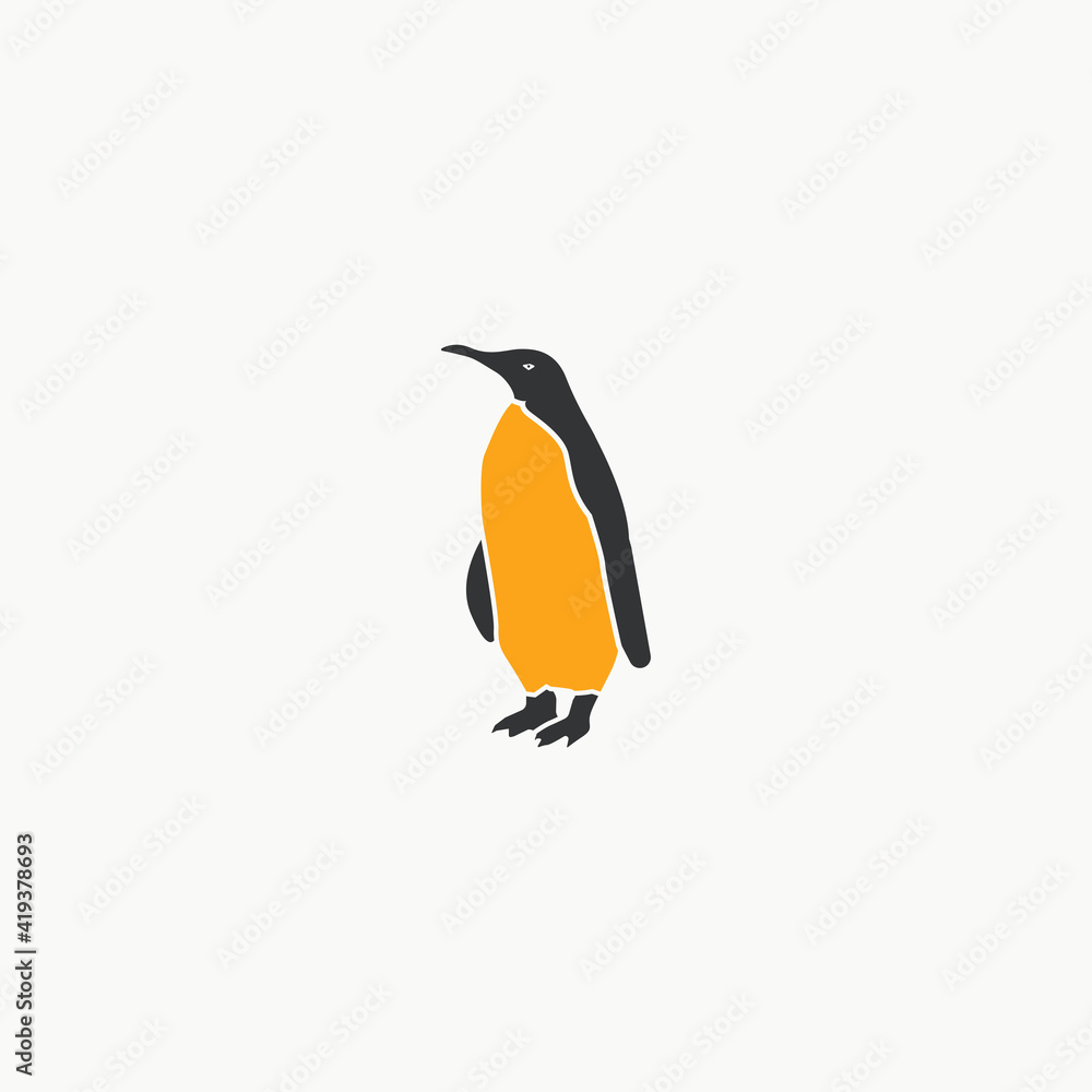 Obraz premium penguin icon graphic design vector illustration