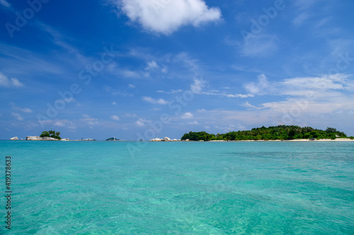 tropical island in Belitung