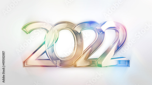 2022 golden bold letters sy...