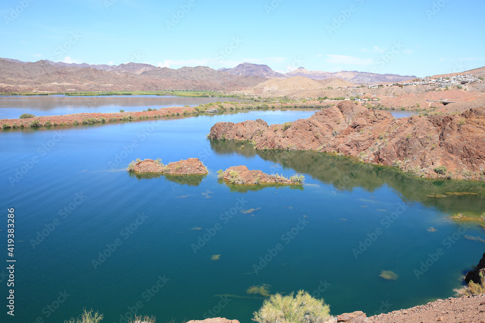Fototapeta premium Colorado River near Parker in Arizona, USA