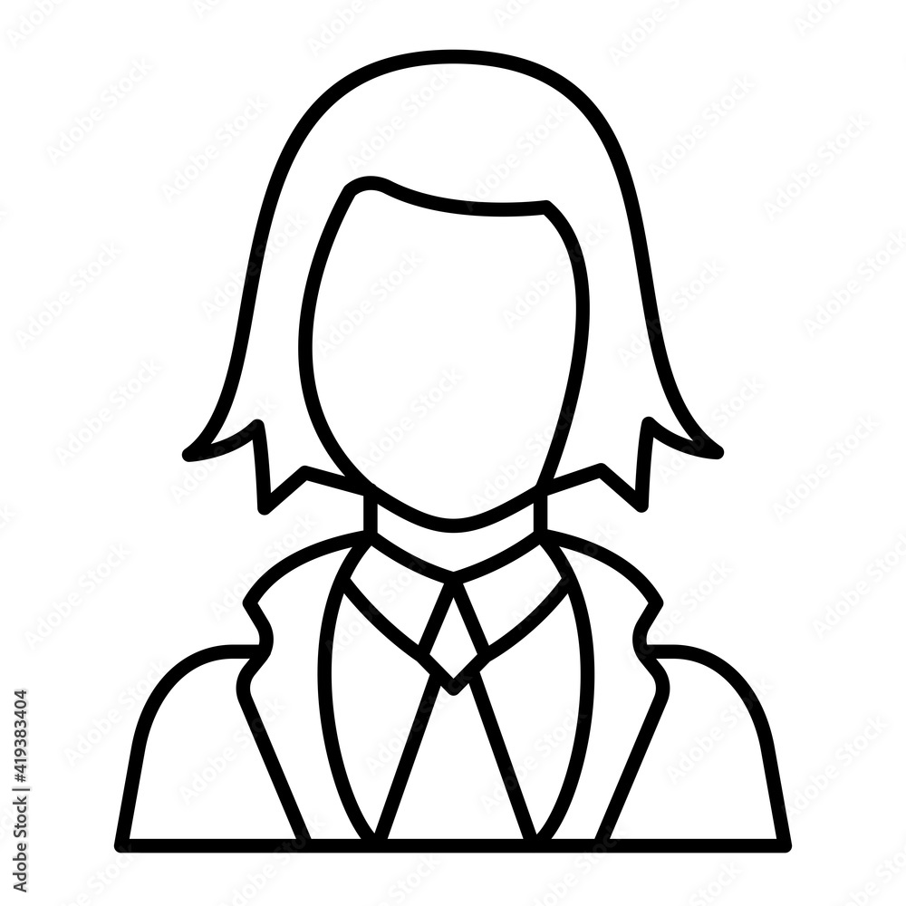 Vector Detective Outline Icon Design Vector Detective Outline Icon Design