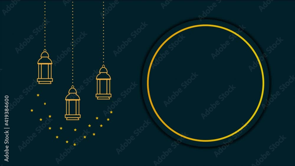 Eid Mubarak Gold Motion Graphic Eid Mubarak Gold Motion Graphic