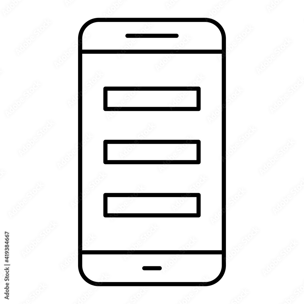 Vector Custom Features Outline Icon Design Vector Custom Features Outline Icon Design