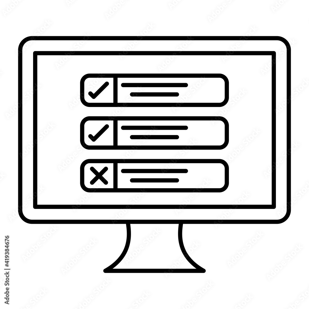 Vector Project Outline Icon Design Vector Project Outline Icon Design