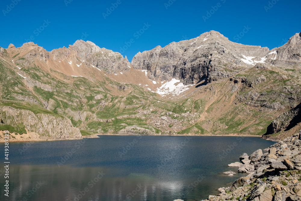 Ip reservoir, Ip Valley, Jacetania, Huesca, Spain