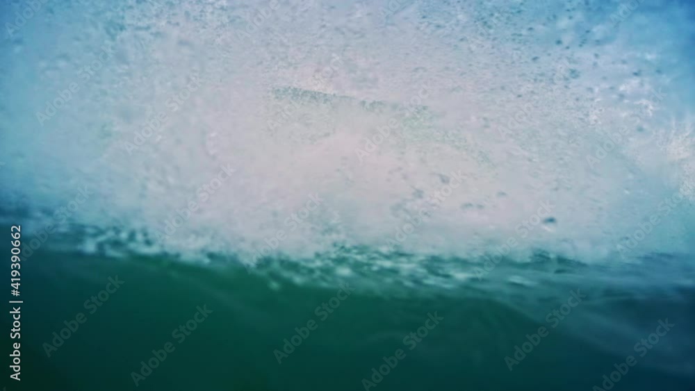 Ocean wave breaks. Atlantic Ocean's wave breaks on Brazilian shore at Campeche beach. Wave barrels and breaks at sunrise Ocean wave breaks. Atlantic Ocean's wave breaks on Brazilian shore at Campeche beach. Wave barrels and breaks at sunrise