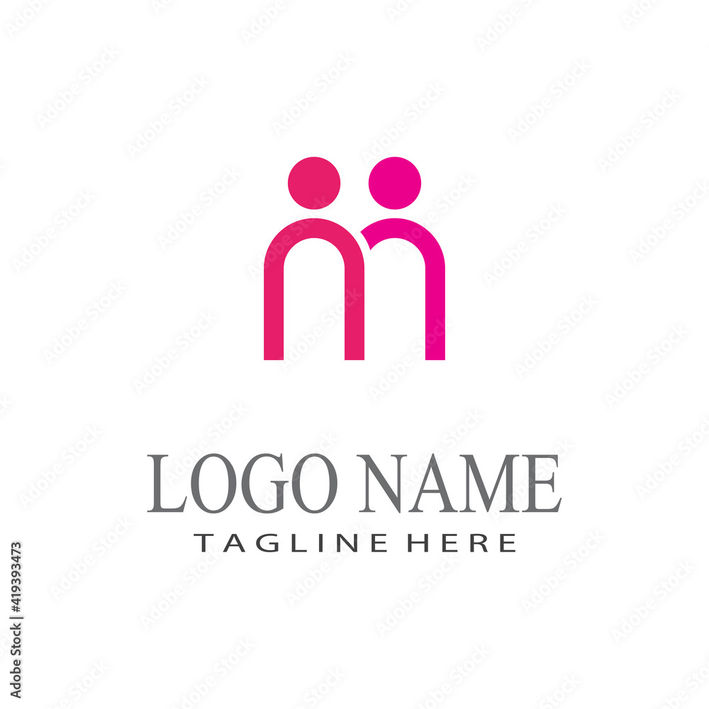 M Letter Logo Template vector illustration design M Letter Logo Template vector illustration design