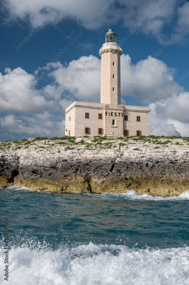 lighthouse of Vieste on Gargano Peninsula