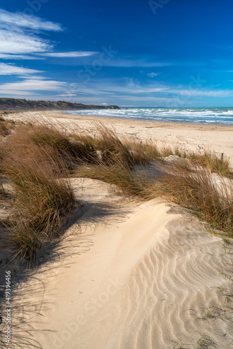 Fototapeta Naklejka Na Ścianę i Meble -  Vasto, district of Chieti, Abruzzo, Italy, Europe, beach of Punta Penne, in the background Punta Aderci