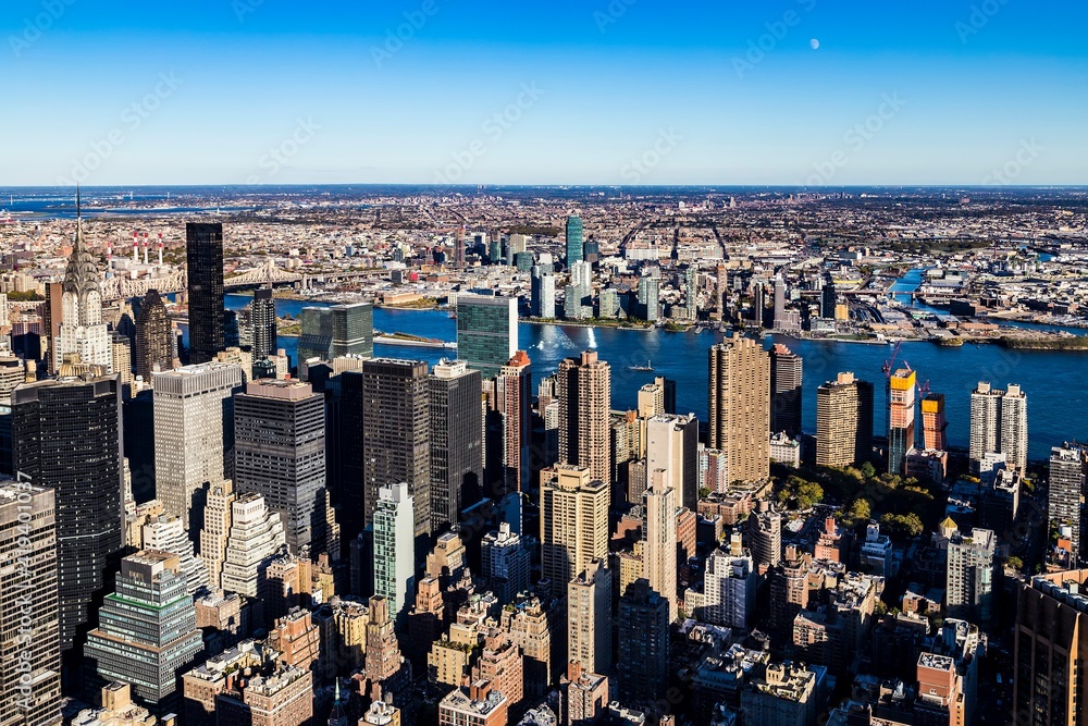 skyline view of New York