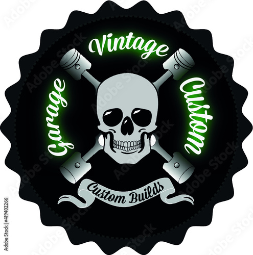 Badge Vintage Custom