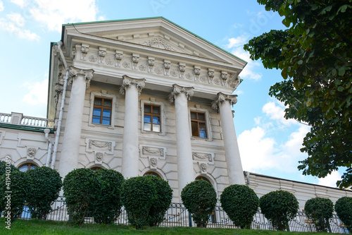 MOSCOW, RUSSIA - August 31, 2020: Pashkov house located in the city center