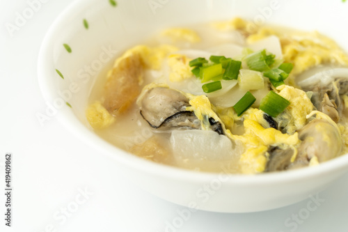 Tteokguk, a traditional Korean food eaten on New Year's Day