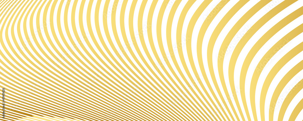Simple gold wave line pattern background Simple gold wave line pattern background