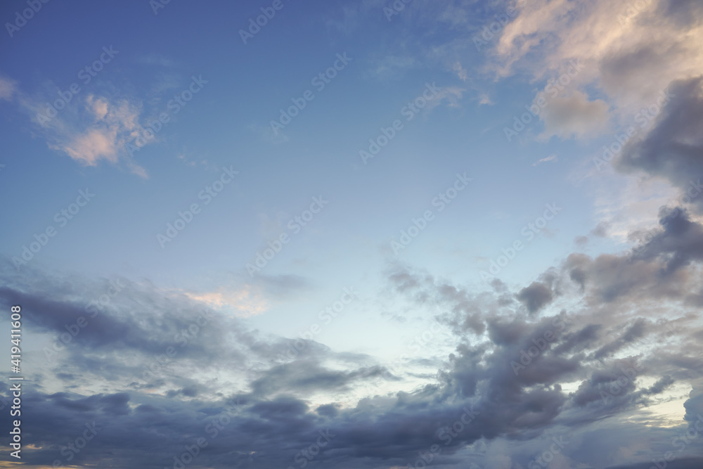 Obraz premium Dramatic sky background