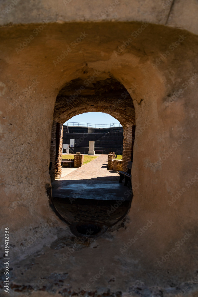 Fototapeta premium Fort Sumter National Monument in Charleston SC, USA