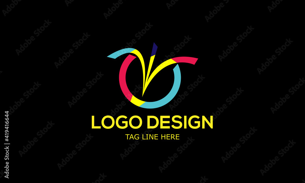 logo design number  and i con art.
