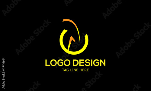 logo design number and i con art.