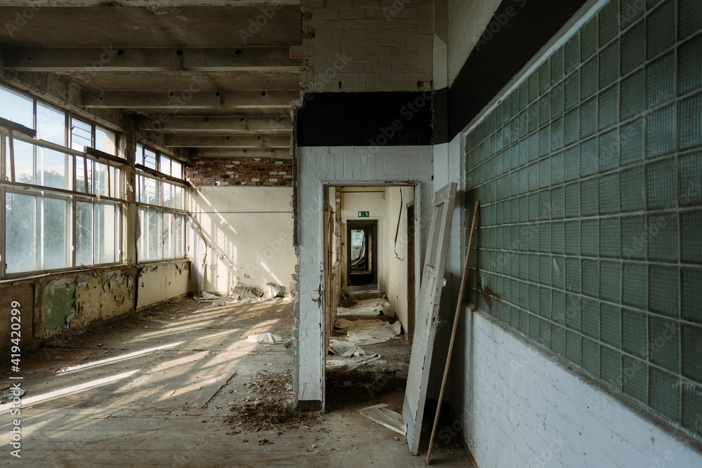 Abandoned Factory Interior and Exterior Abandoned Factory Interior and Exterior