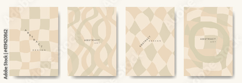Abstract vintage background with  various shapes set up. Ideal for cover, poster, business card, flyer, brochure,magazine first page,social media and other. illustration vector eps 10