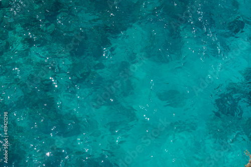 wonderful cristall clear water of the Adria in Polignano a Mare, Puglia