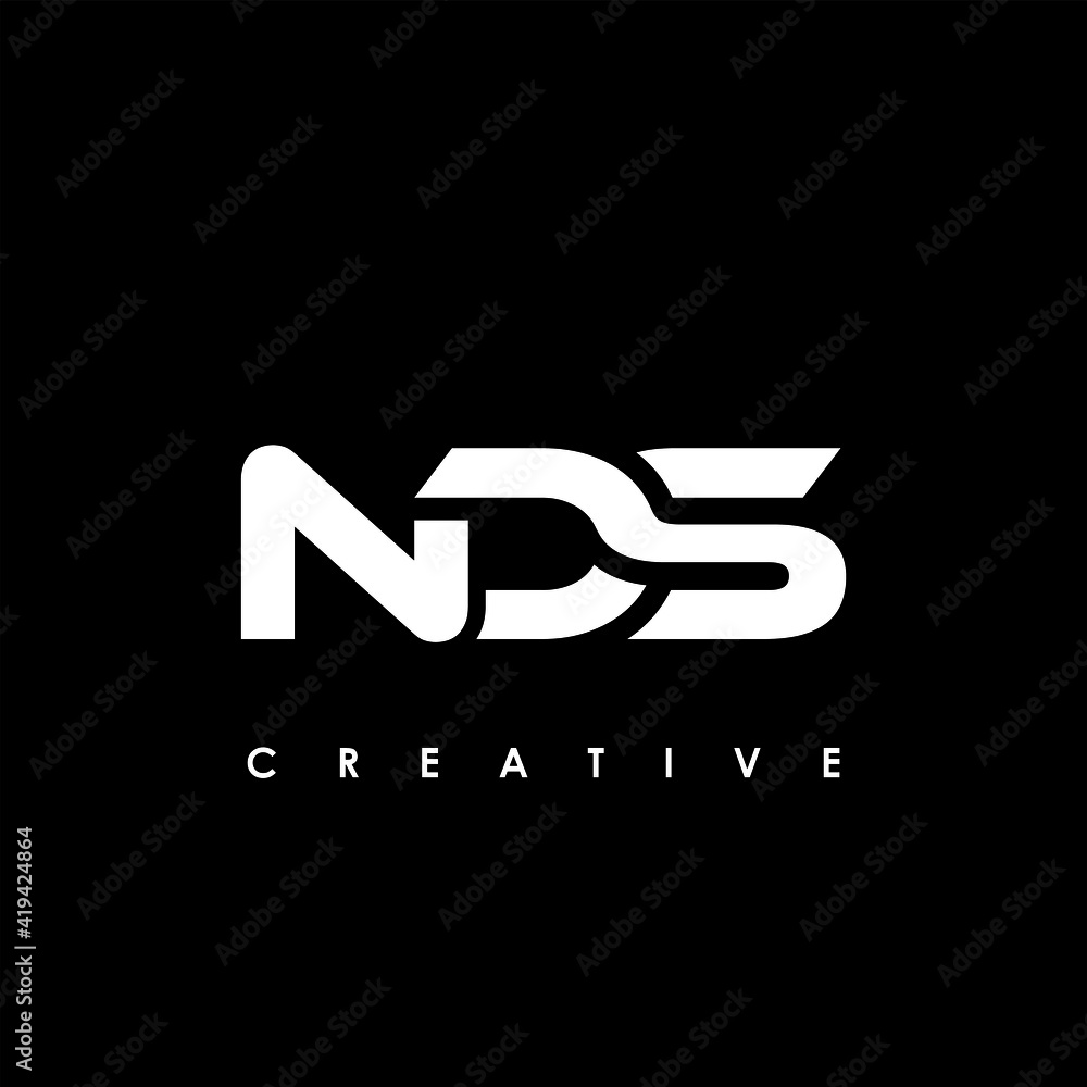 NDS Letter Initial Logo Design Template Vector Illustration NDS Letter Initial Logo Design Template Vector Illustration