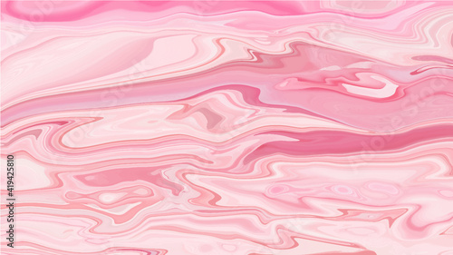 Liquid marble abstract background pink and salmon color epoxy backdrop and cover fluid art