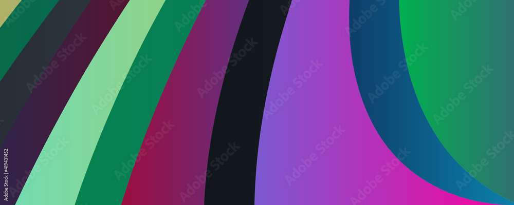 Fototapeta premium Creative geometric colorful bright background with patterns. Collage. Design for prints, posters, cards, etc. Vector.