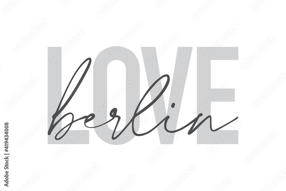 Modern, urban, simple graphic design of a saying Modern, urban, simple graphic design of a saying