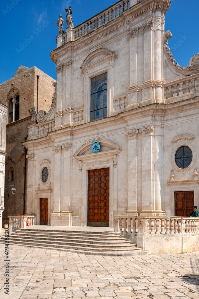 Castellaneta, Taranto district, Apulia, Puglia, Murge, Ionian Coast, Italy, Italia, Europe,    Cathedral dedicated to the Santa Maria Assunta, formerly the Church of St. Nicola