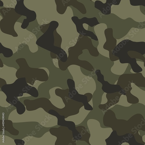 army camouflage vector seamless print