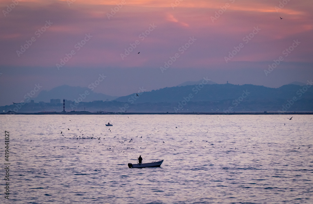 Obraz premium Pecheur de Nice