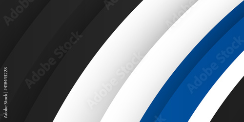 Free Download Blue black white wave background vector illustration lighting effect graphic for text and message board design infographic . Template corporate concept blue black grey and white contrast background.  - GFXLoad