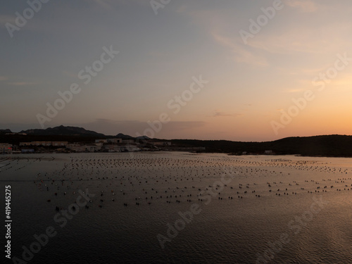 coasts of sardegna at dawn   olbia