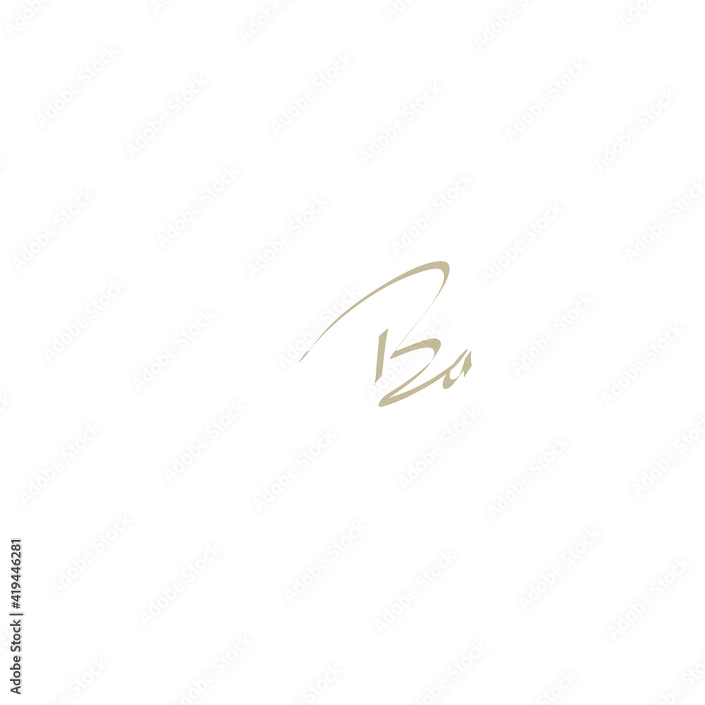 Ba initial handwriting Ba initial handwriting