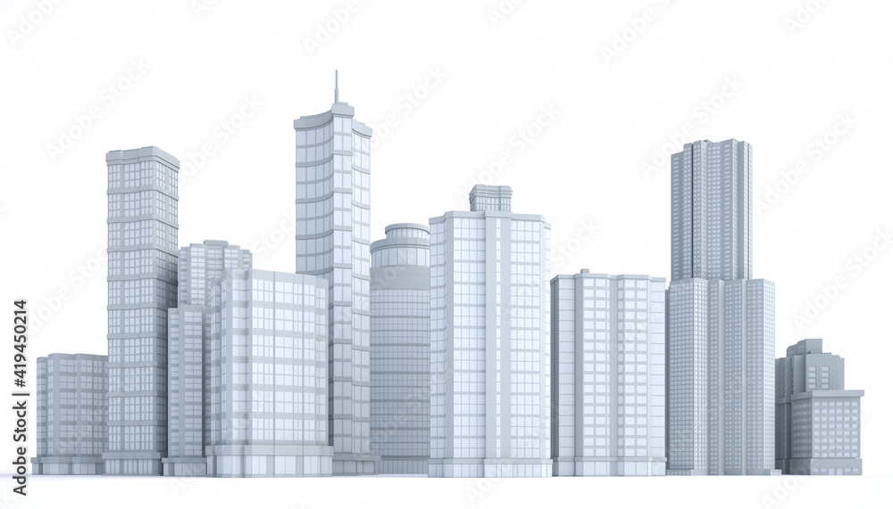 Obraz premium Business city