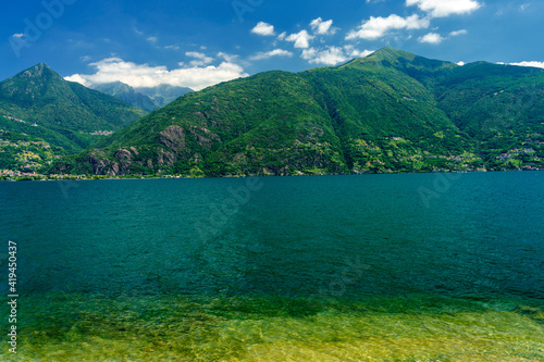 The lake of Como (Lario) at Menaggio, Italy © Claudio Colombo