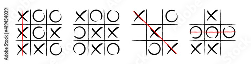 Vector cross zero game element