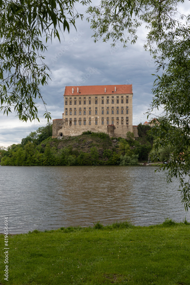 Plumlov castle in Hana, Central Moravia, Czech Republic