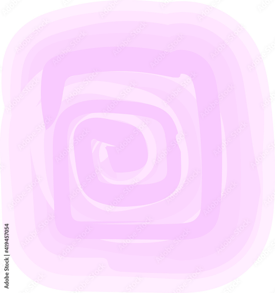 Pink background of gentle pastel shades, splash of vector drawing. Artistic brush strokes wavy texture, template for postcards.