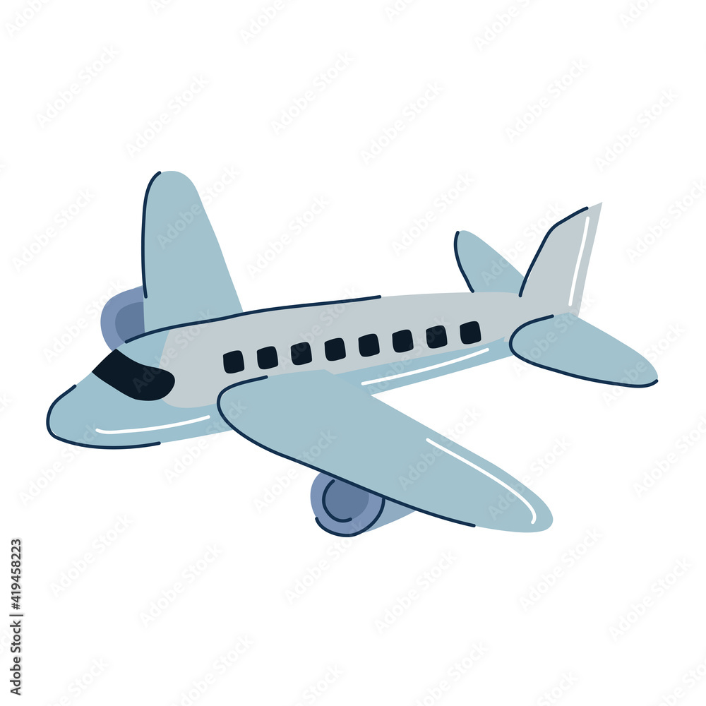 airplane flying travel isolated icon airplane flying travel isolated icon
