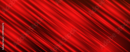 Abstract red light background. Illustration of abstract red and black metallic with light ray and glossy line. Metal frame design for background. Vector design modern digital technology concept