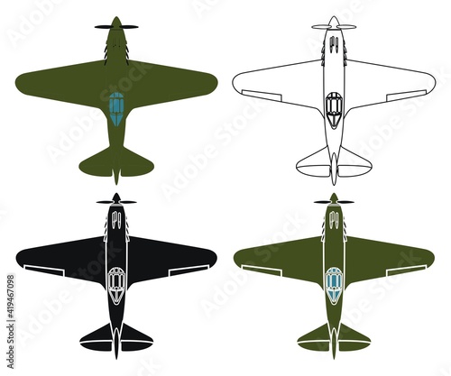 Mig 1 in top view