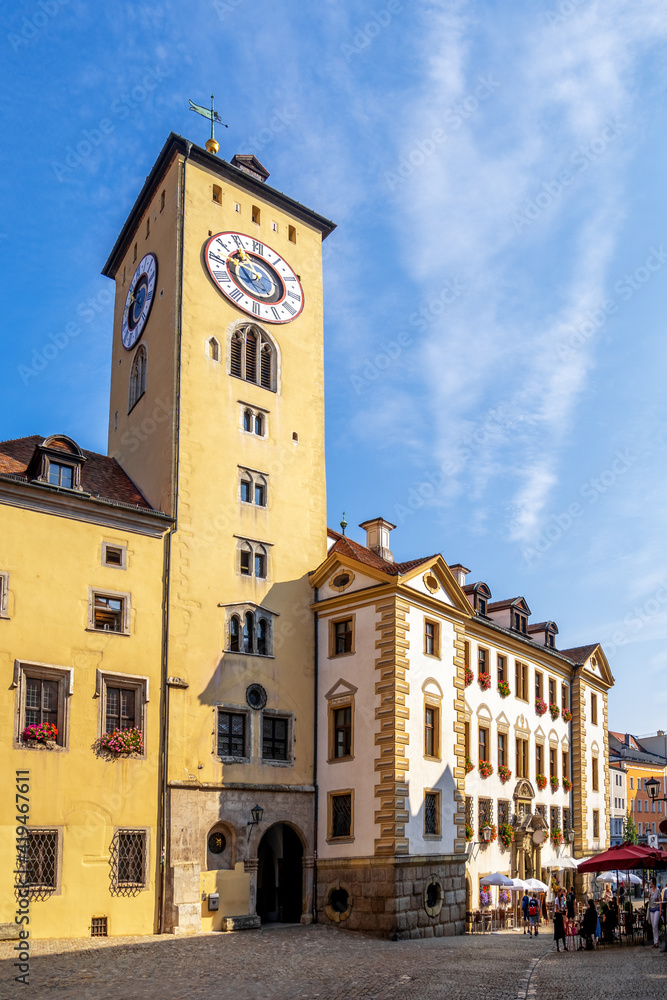 Rathaus, Regensburg, Bayern, Deutschland 