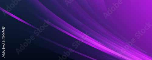 Modern purple light tech digital futuristic background for wide banner with copy space for text