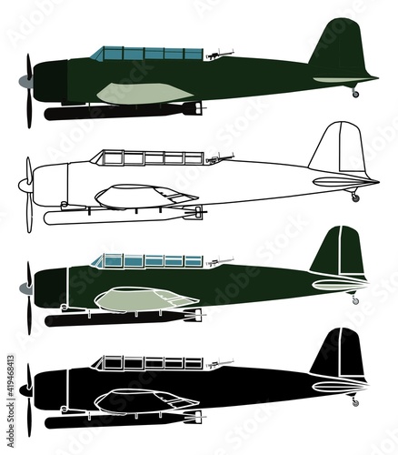 Nakajima B5 in right view