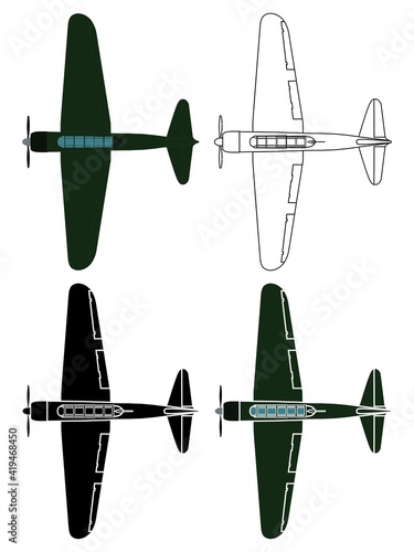 Nakajima B5 in top view